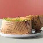 Printed parchment paper for baking use