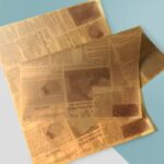 Branded parchment paper for food wrapping
