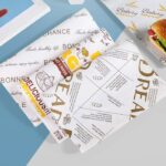 Printed greaseproof paper for food wrapping