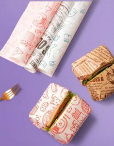 Custom printed deli paper with logo