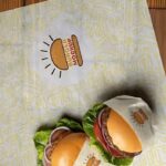 custom burger wrapping paper