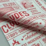 personalized food wrapping paper