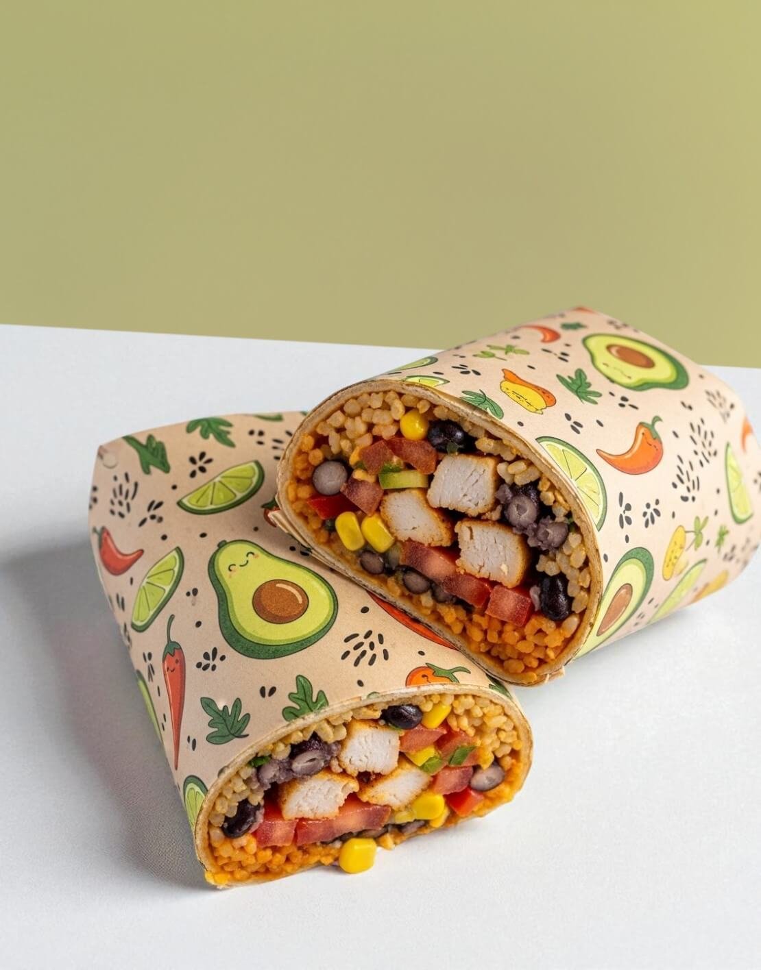 Custom Burrito Wrap Paper