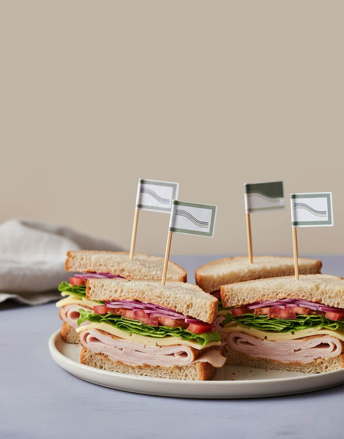 Custom Food Flags