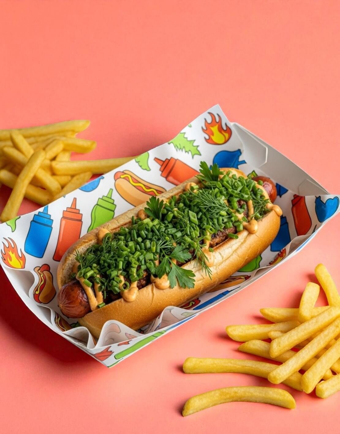 Custom Hot Dog Trays