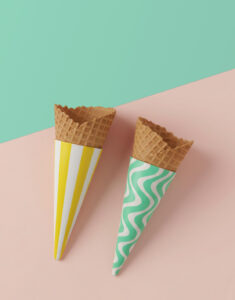 Printed cone sleeves