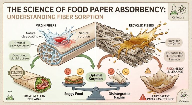 Fiber Sorption and Its Impact on Food Paper Absorbency