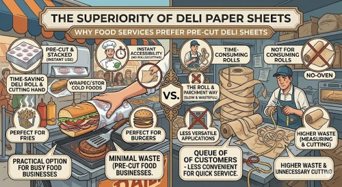 Deli Paper Sheets are Preferred Over Parchment Paper