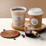 Printed Paper Cup With Lids