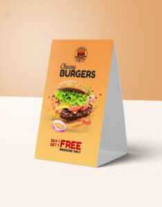 Custom Table Tents