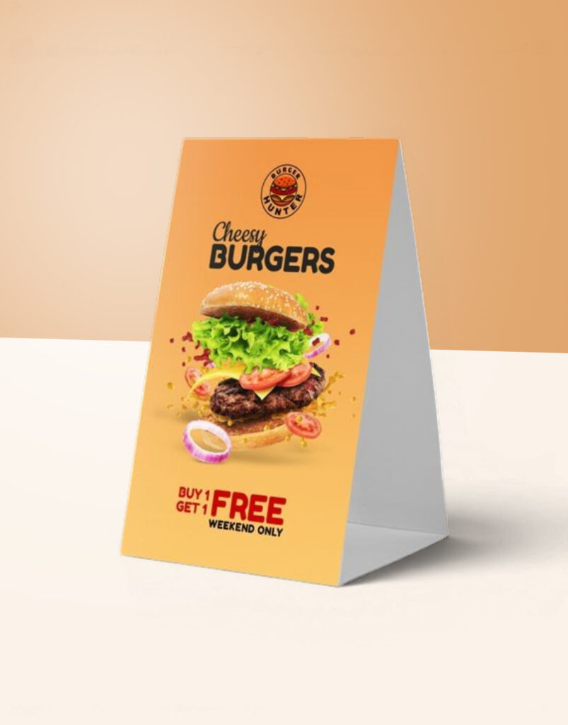 Custom Table Tents