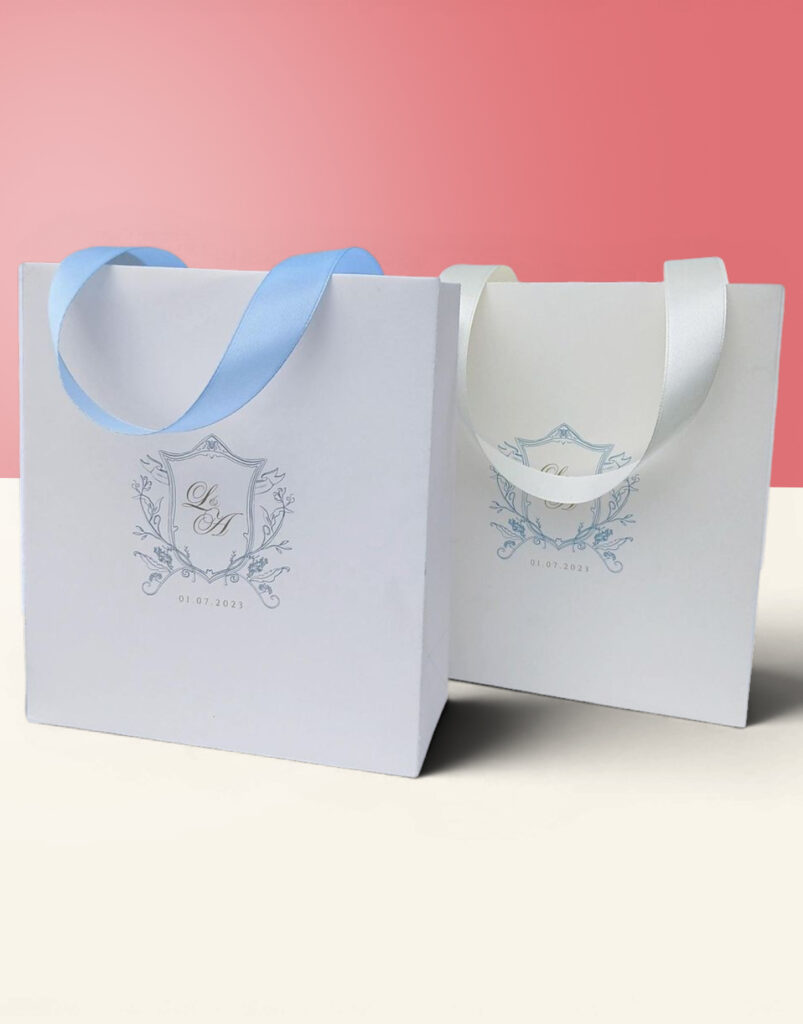 Custom White Paper Bags