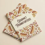 Printed hot dog wrappers